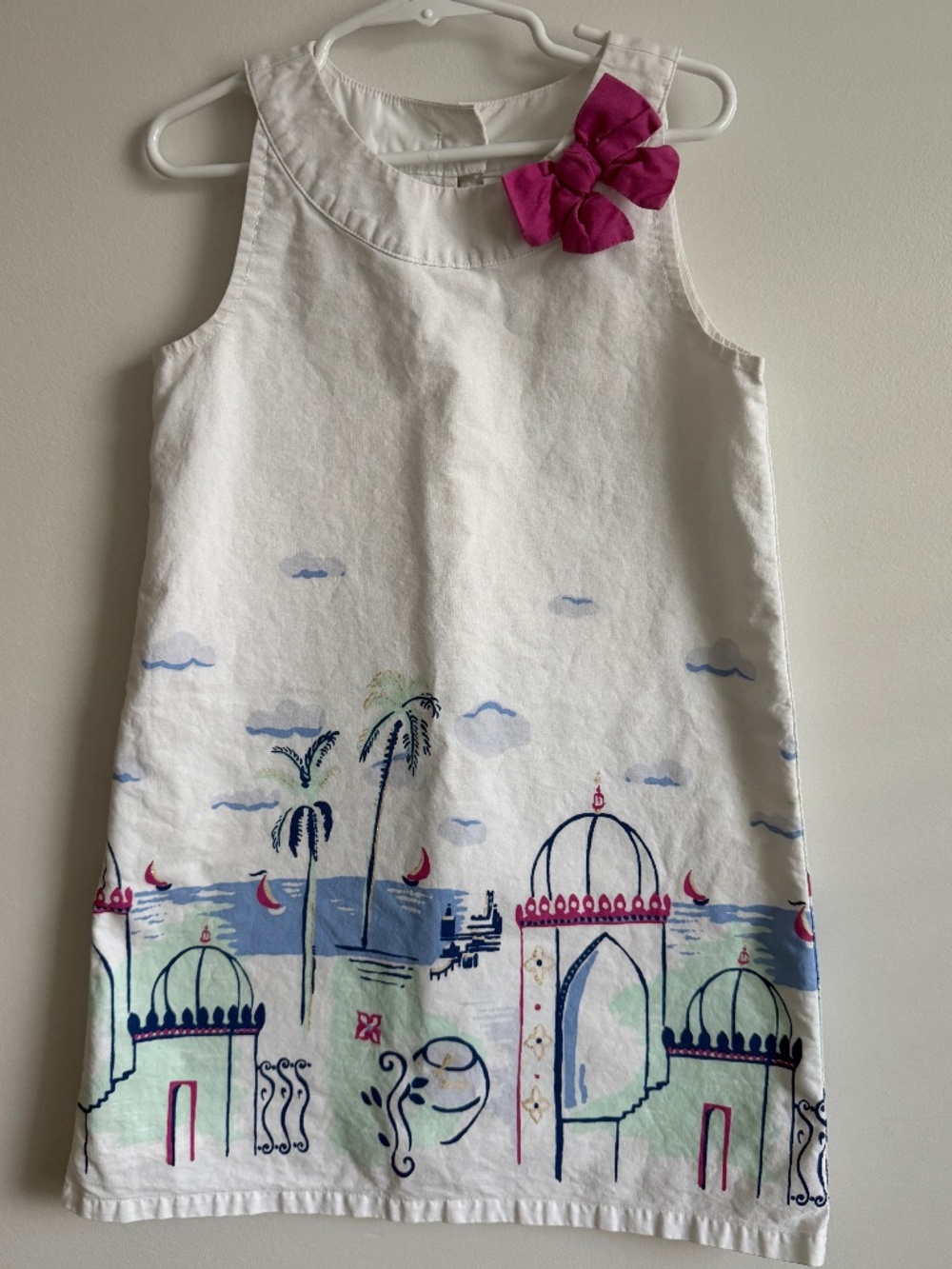 Gymboree Mediterranean Coastal Print 100% Cotton Dress